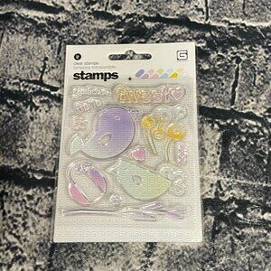 Basic Grey TWEET Birds Branches Photopolymer Stamps